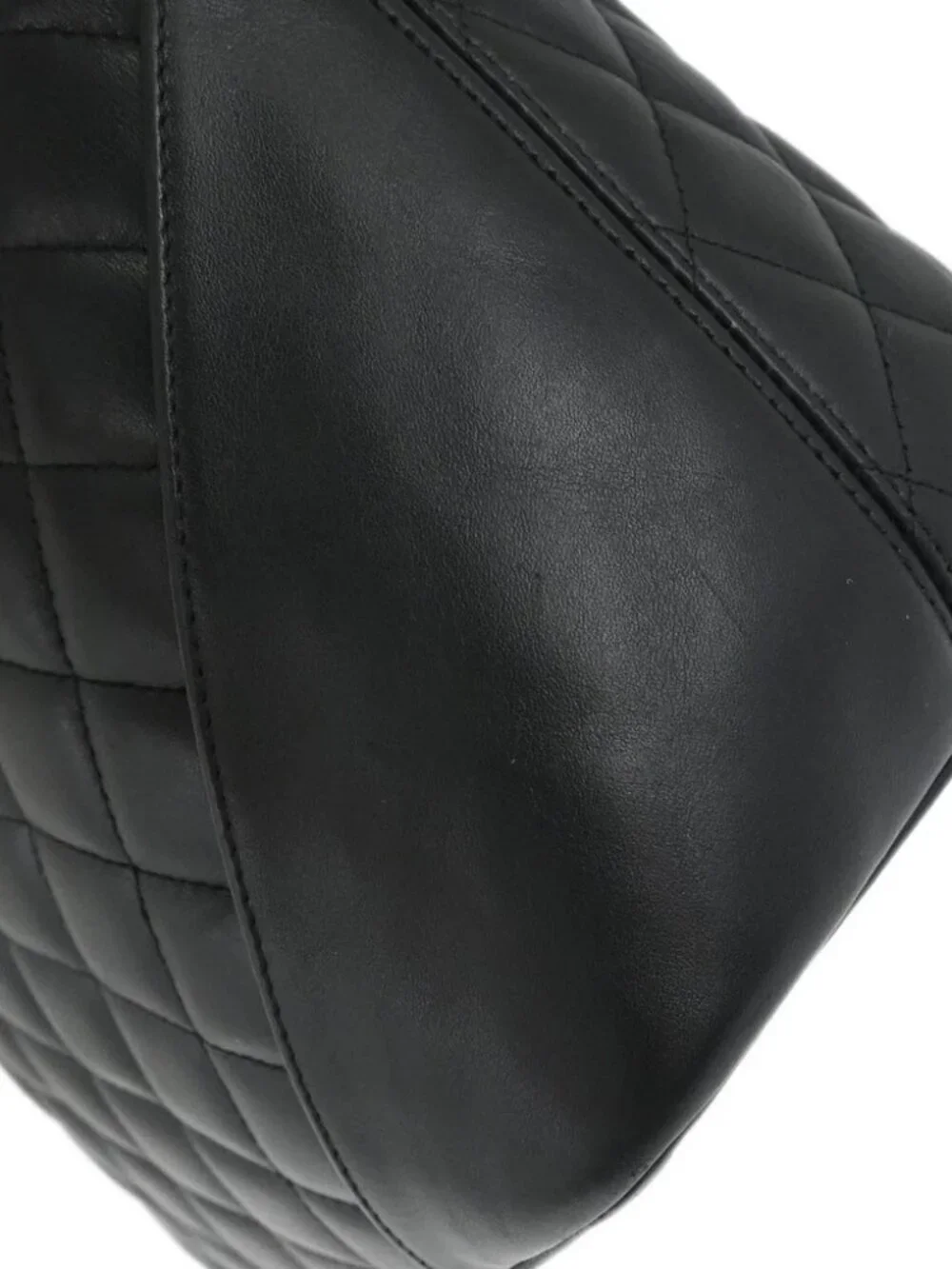Chanel Black Calfskin Cambon Ligne Tote Handbag